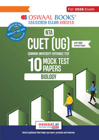 NTA CUET (UG) Mock Test Papers - Biology By Oswaal Books