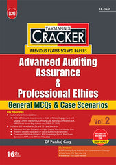 Taxmann's CA Final Revision Combo Audit (Class Notes + Cracker + Referencer - Set of 3 Books) By CA Pankaj Garg
