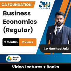 CA Foundation Business Economics (Regular) Video Lectures by CA Harshad Jaju (Google Drive, 2 Views, 9 Months)
