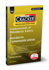 Taxmann Cracker - Fundamentals of Business Laws and Business Communication Book for CMA Foundation by Leena Lalit Parakh