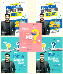 CA Final Financial Reporting - Digest (Concept & Question Bank) (Set of 5 Volumes) Books by CA Aakash Kandoi