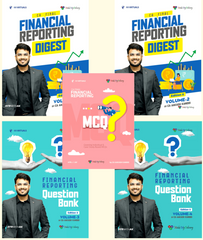 CA Final (2023 Scheme) Financial Reporting - Digest (Concept & Question Bank) (Set of 5 Volumes) Books by CA Aakash Kandoi