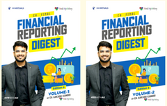 CA Final Financial Reporting - Digest (Volume 1 +Volume 2) Concept Book by CA Aakash Kandoi