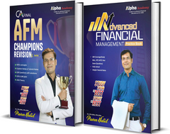 CA Final Advanced Financial Management (AFM) Practice Books and AFM Champions Revision Book By CA Praveen Khatod