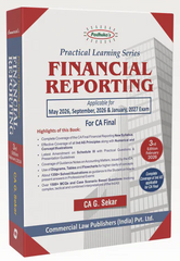 Commercial's Padhuka's (Practical Learning Series) Financial Reporting Book for CA Final by CA G Sekar