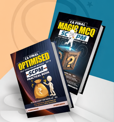 CA Final SCPM (SET B) MCQ Book and Practical Book (Combo) By CA Sankalp Kanstiya