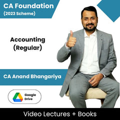 CA Foundation (2023 Scheme) Accounting (Regular) Video Lectures by CA Anand Bhangariya (Google Drive)