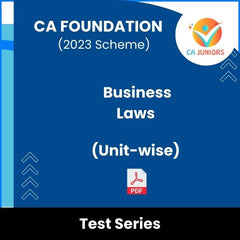 CA Foundation (2023 Scheme) Business Laws (Unit-wise) Test Series (Online)