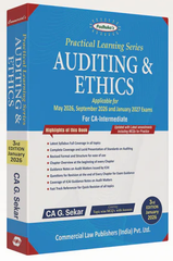 Commercial's Padhuka's (Practical Learning Series) (Paper 1 to 6) Combo Books for CA Inter by CA G. Sekar and CA B. Saravana Prasath