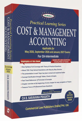 Commercial's Padhuka's (Practical Learning Series) (Paper 1 to 6) Combo Books for CA Inter by CA G. Sekar and CA B. Saravana Prasath