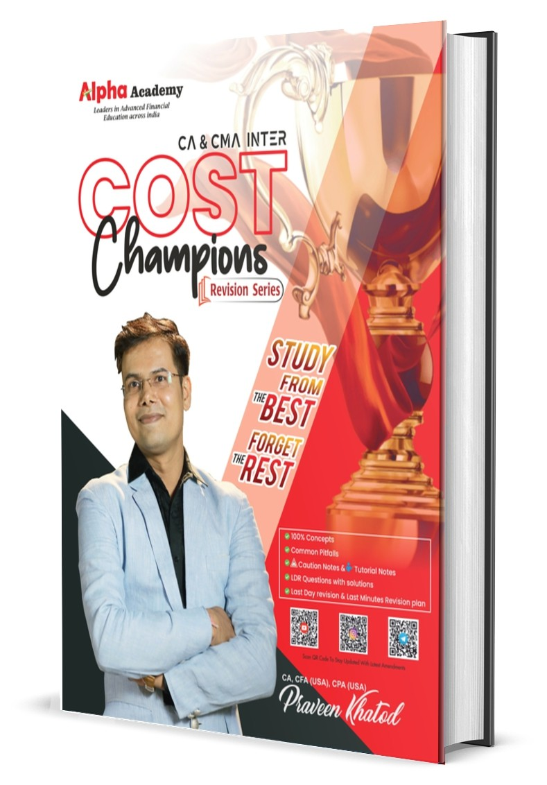 CA Inter Cost Champions Revision Booklet By CA Praveen Khatod