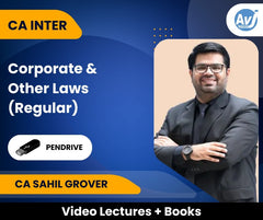 CA Inter Corporate & Other Laws (Regular) Video Lectures by CA Sahil Grover (Pendrive)