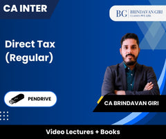 CA Inter DT (Regular) Video Lectures by CA Brindavan Giri (Pendrive)