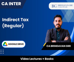 CA Inter IDT (Regular) Video Lectures by CA Brindavan Giri (Google Drive)