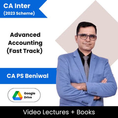 CA Inter (2023 Scheme) Advanced Accounting (Fast Track) Video Lectures by CA PS Beniwal (Google Drive)