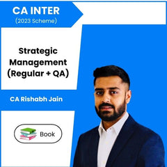 CA Inter (2023 Scheme) Strategic Management (Regular + QA) Book Set by CA Rishabh Jain
