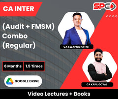 CA Inter (Audit + FMSM) Combo (Regular) Video Lectures by CA Kapil Goyal, CA Swapnil Patni (Google Drive, 6 Months, 1.5 Times)