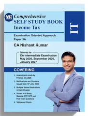 Shuchita CA Inter Paper-3A Income Tax Comprehensive Self Study Book Regular Edition
