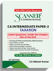 Shuchita Scanner CA Inter Paper - 3 Taxation Green Edition