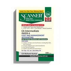 Shuchita Scanner CA Inter Paper-4 Cost and Management Accounting Green Edition.