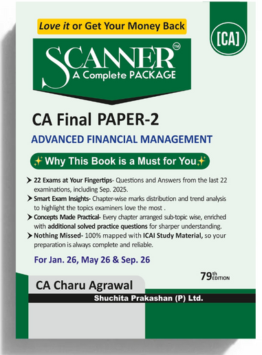 Shuchita Scanner CA Final Paper-2 Advanced Financial Management Green Edition