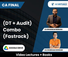 CA Final (DT + Audit) Combo (Fastrack) Video Lectures by CA Bhanwar Borana, CA Shubham Keswani (Google Drive)