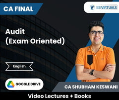 CA Final Audit (Exam Oriented) Video Lectures in English by CA Shubham Keswani (Google Drive + Books)
