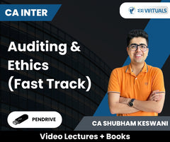 CA Inter Auditing & Ethics (Fast Track) Video Lectures By CA Shubham Keswani (Pendrive)