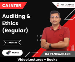 CA Inter Auditing & Ethics (Regular) Video Lectures by CA Pankaj Garg (Mobile, 4 Months)