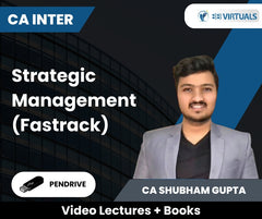 CA Inter Strategic Management (Fastrack) Video Lectures by CA Shubham Gupta (Pendrive)