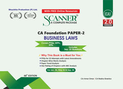 Shuchita Scanner CA Foundation Paper-2 Business Laws Green Edition.