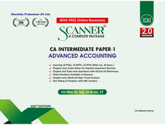 Shuchita Scanner CA Inter Paper - 1 Advanced Accounting Green Edition