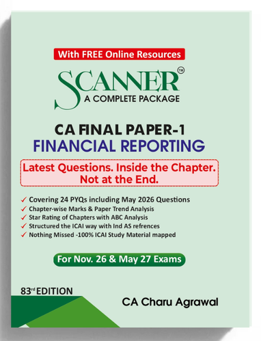 Shuchita Scanner CA Final Paper-1 Financial Reporting Green Edition