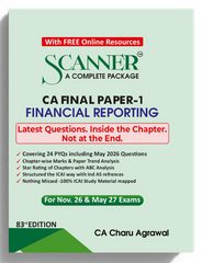 Shuchita Scanner CA Final Paper-1 Financial Reporting Green Edition