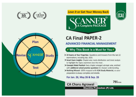 Shuchita Scanner CA Final Paper-2 Advanced Financial Management Green Edition