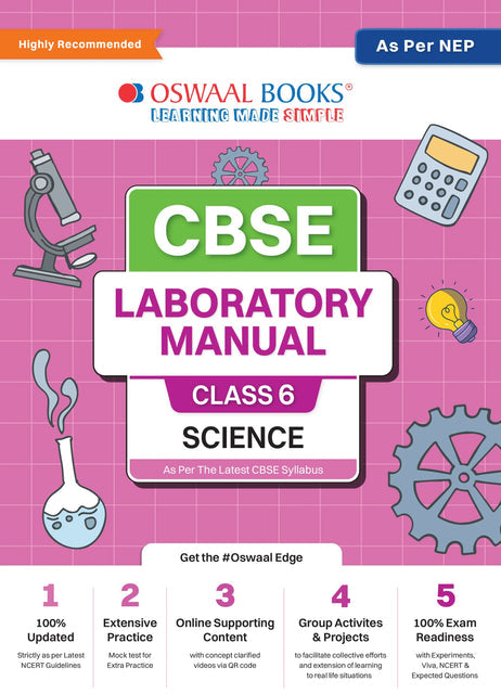 CBSE Laboratory Manual Class 6 Science Book by Oswaal Books