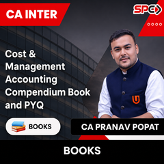 CA Inter Cost & Management Accounting Compendium Book and PYQ by CA Pranav Popat