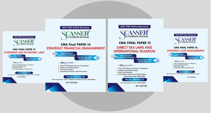Shuchita Scanner Combo CMA Final Group 3 Paper (13 to 16) Green Edition