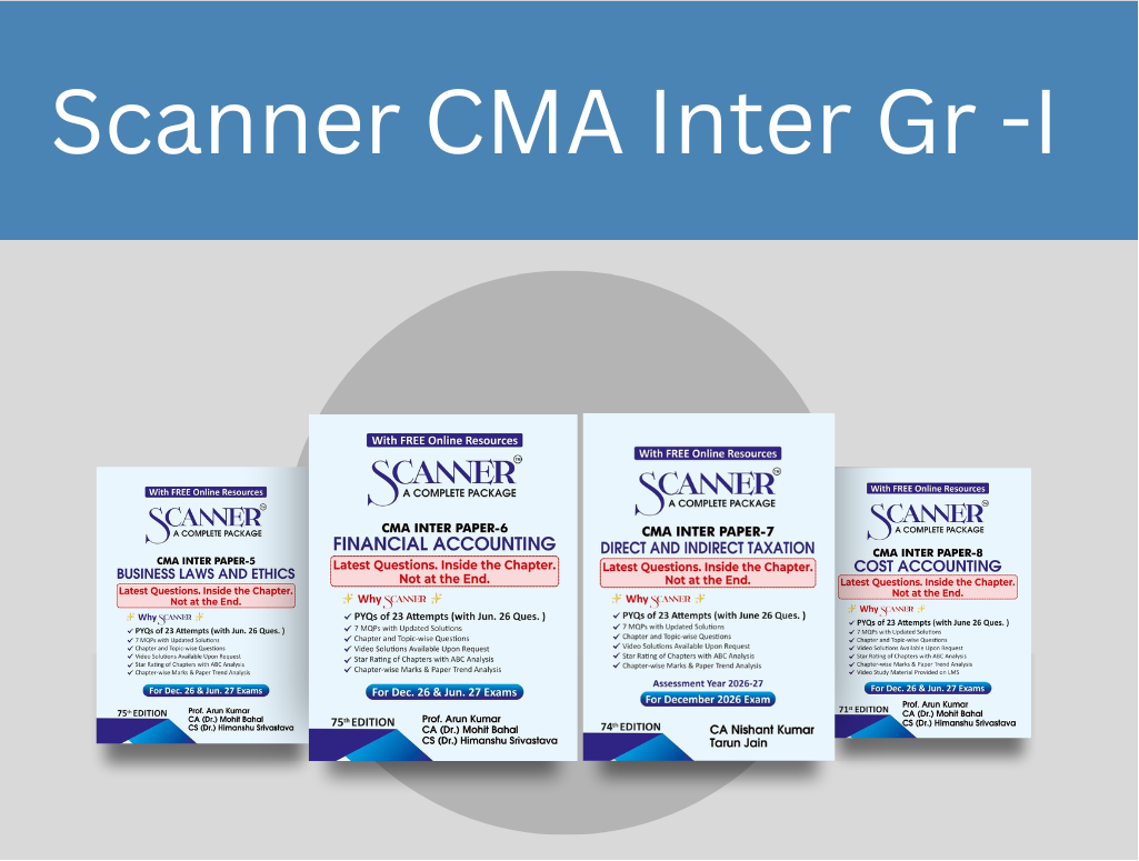 Shuchita Scanner Combo CMA Inter Group 1 Paper (5 to 8) Green Edition