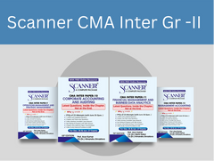 Shuchita Scanner Combo CMA Inter Group 2 Paper (9 to 12) Green Edition