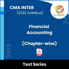 CMA Inter (2022 Syllabus) Financial Accounting (Chapter-wise) Test Series (Online)