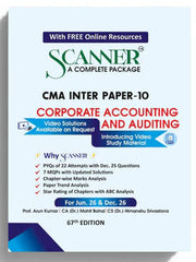 Shuchita Scanner CMA Inter Paper-10 Corporate Accounting and Auditing Green Edition