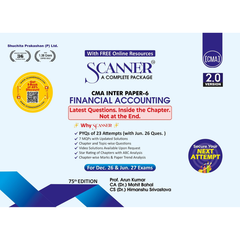 Shuchita Scanner CMA Inter Paper-6 Financial Accounting Green Edition