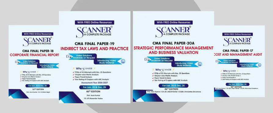 Shuchita Scanner Combo CMA Final Group 4 Paper (17 to 20A) Green Edition