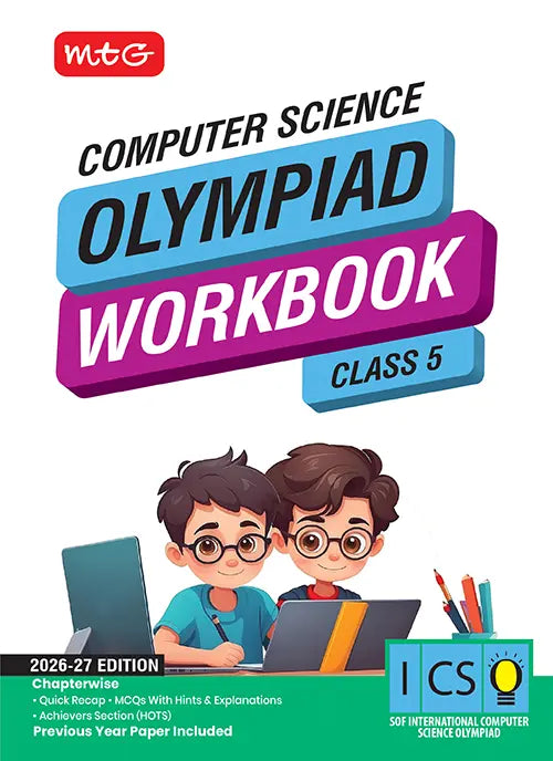Class 5 International Computer Science Olympiad (ICSO) Workbook by MTG Learning