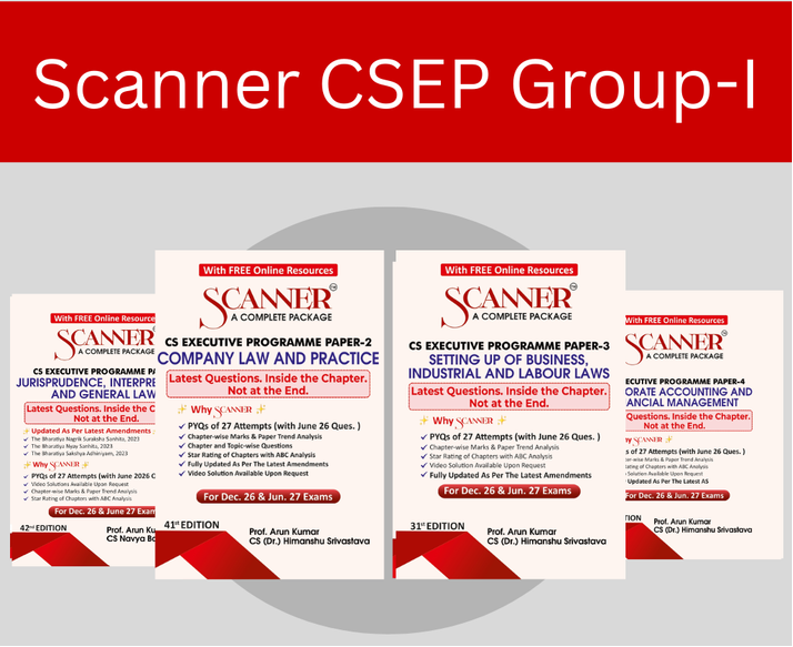 Shuchita Scanner Combo CS Executive Group 1 Paper (1 to 4) Green Edition