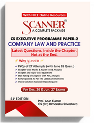 Shuchita Scanner CS Executive Paper-2 Company Law and Practice Green Edition
