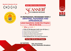 Shuchita Scanner CS Professional Paper-2 Drafting, Pleadings and Appearances Green Edition