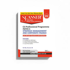 Shuchita Scanner CS Professional Paper-5 Strategic Management and Corporate Finance Green Edition
