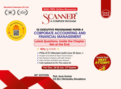 Shuchita Scanner CS Executive Paper- 4 Corporate Accounting and Financial Management Green Edition